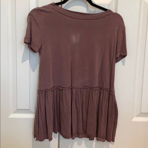 babydoll purple top